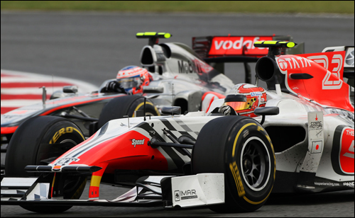Борьба HRT с McLaren - да и вообще, хоть с кем нибудь - так и осталась мечтой Борьба HRT с McLaren - да и вообще, хоть с кем нибудь - так и осталась мечтой