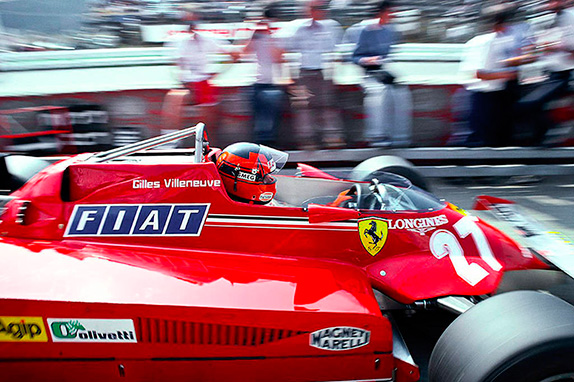 Жиль Вильнёв на Гран При Австрии 1981 года. Фото Ferrari Жиль Вильнёв на Гран При Австрии 1981 года. Фото Ferrari