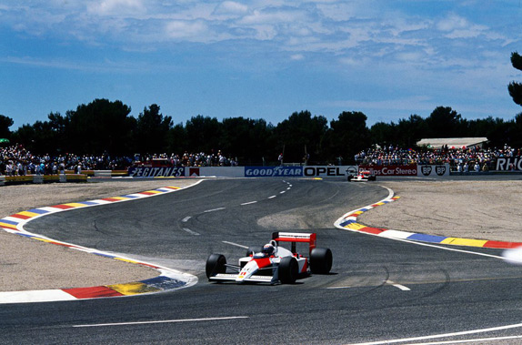 Ален Прост и Айртон Сенна на Гран При Франции 1988 года. Фото McLaren Ален Прост и Айртон Сенна на Гран При Франции 1988 года. Фото McLaren