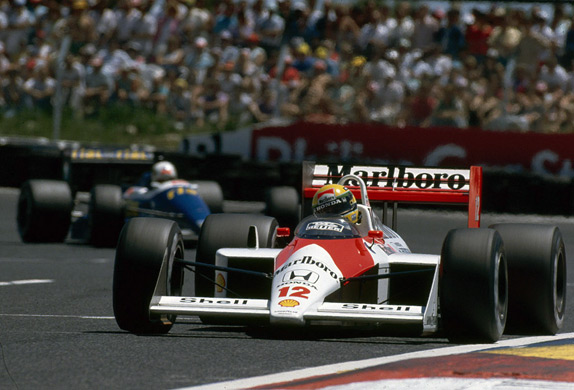 Айртон Сенна на Гран При Франции 1988 года. Фото McLaren Айртон Сенна на Гран При Франции 1988 года. Фото McLaren