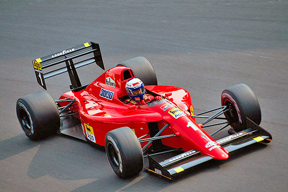 Ален Прост на Гран При Италии 1990 года. Фото Ferrari Ален Прост на Гран При Италии 1990 года. Фото Ferrari
