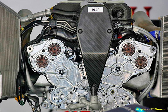 Двигатель Cosworth V8 команды Williams Двигатель Cosworth V8 команды Williams