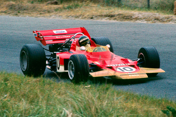 Новая Lotus 72C Йохена Риндта в Голландии, 1970 год Новая Lotus 72C Йохена Риндта в Голландии, 1970 год