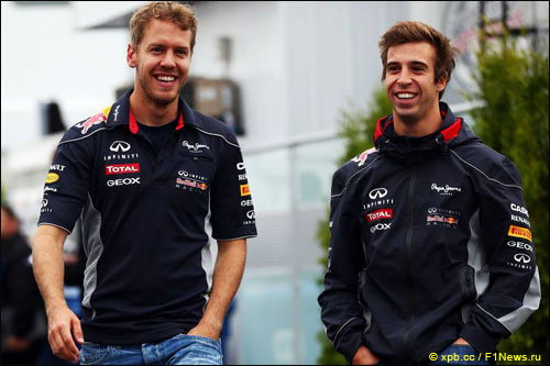 Себастьян Феттель и Антониу Феликс да Кошта Себастьян Феттель и Антониу Феликс да Кошта