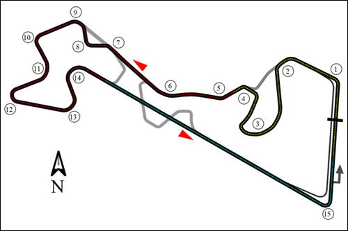 Схема трассы Moscow Raceway Схема трассы Moscow Raceway