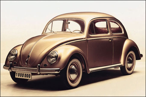 Миллионный VW Beetle, выпущенный в 1955-м гоюу Миллионный VW Beetle, выпущенный в 1955-м году