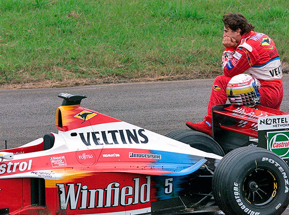 Алессандро Дзанарди и его Williams, 1999 год Алессандро Дзанарди и его Williams, 1999 год
