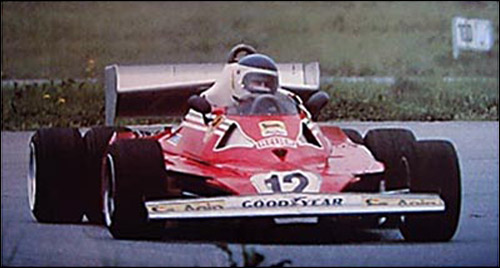 Карлос Рейтеман испытывает Ferrari 312 T6 Карлос Рейтеман испытывает Ferrari 312 T6
