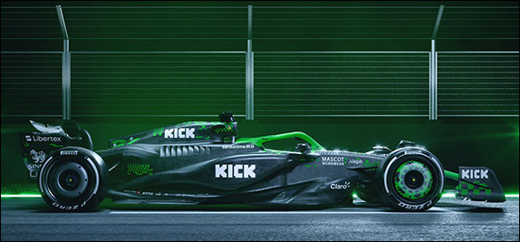 Обновлённая раскраска Sauber