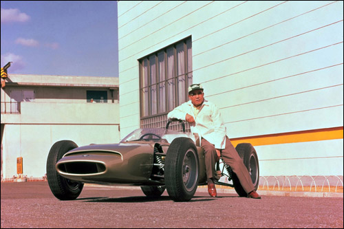 Соичиро Хонда и Honda RA270, 1963 год
