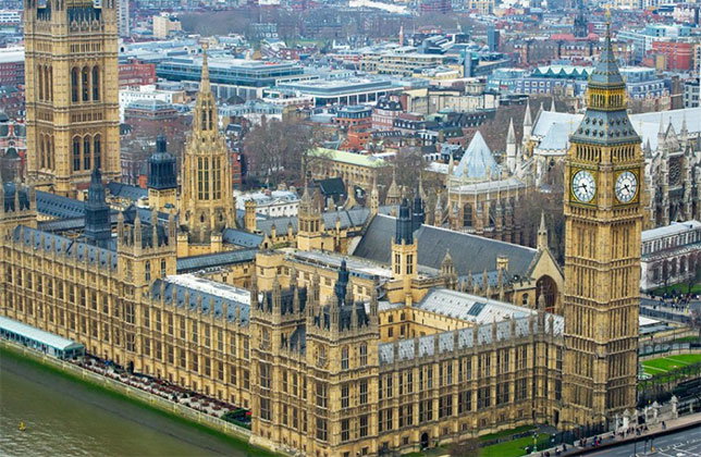 Здание британского парламента