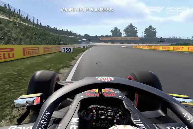Кадр из игры F1 2020