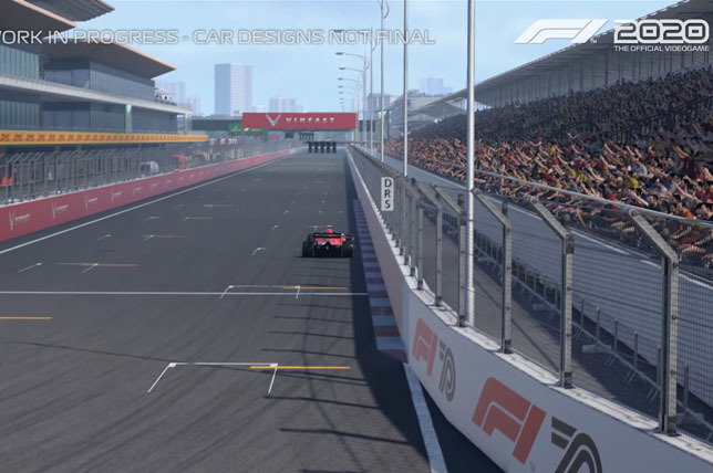Кадр из игры F1 2020