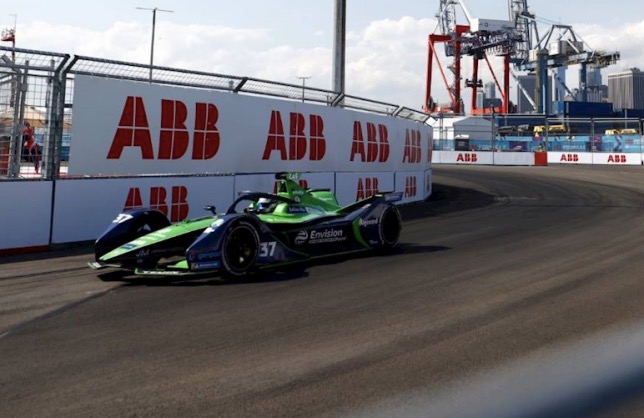 Ник Кэссиди на трассе New York E-Prix, фото пресс-службы Формулы E