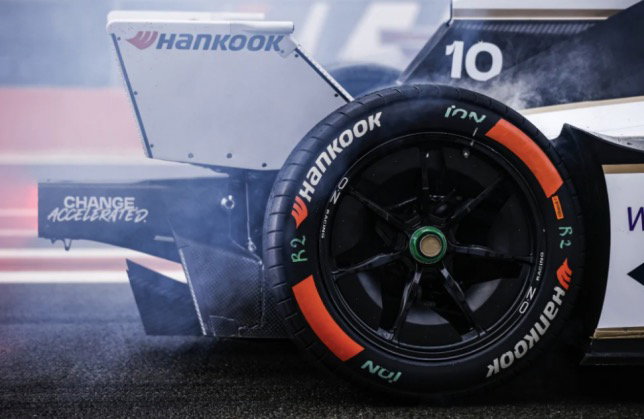 Резина Hankook на машине Формулы E, фото пресс-службы Hankook