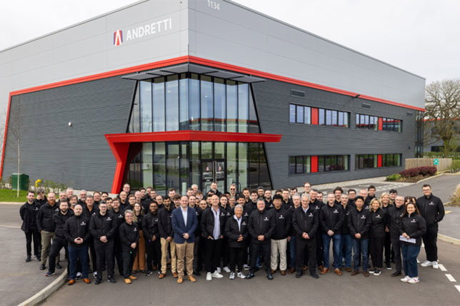 База Andretti в Сильверстоуне