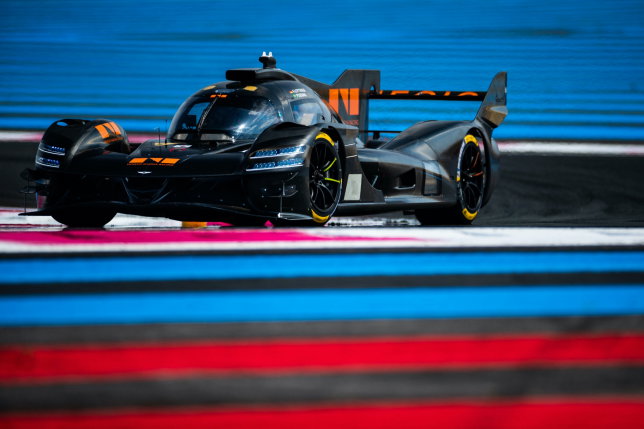 Гиперкар GMR-001 на тестах в Ле-Кастелле, фото Genesis Magma Racing