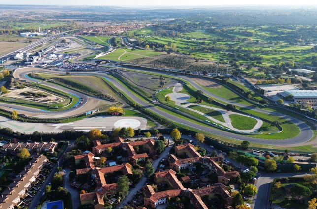 Вид с воздуха на Circuito de Madrid Jarama, фото Формулы E