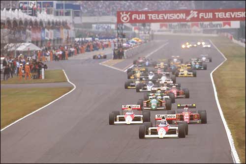 Старт Гран При Японии'89