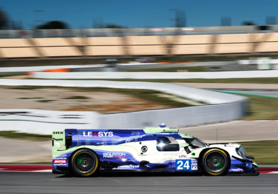 Спортпрототип экипажа Джека Дуэна на трассе в Барселоне, фото пресс-службы ELMS