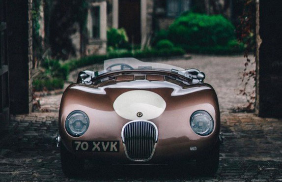 Jaguar C-Type Дженсона Баттона, фото из социальных сетей