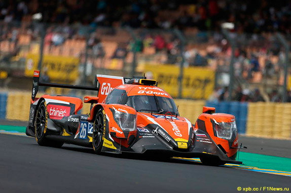 Oreca 07 команды G-Drive Racing экипажа Романа Русинова