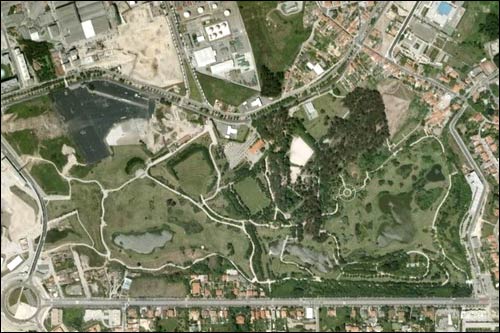 День сегодняшний. Трасса Порту. Вид со спутника