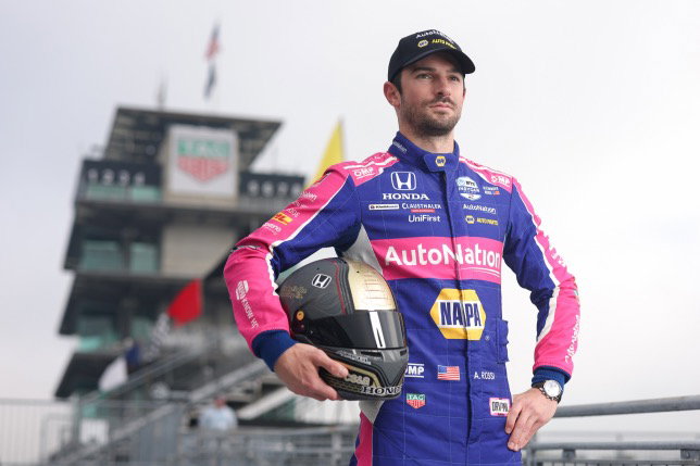 Алекс Росси, фото пресс-службы автодрома Indianapolis Motor Speedway
