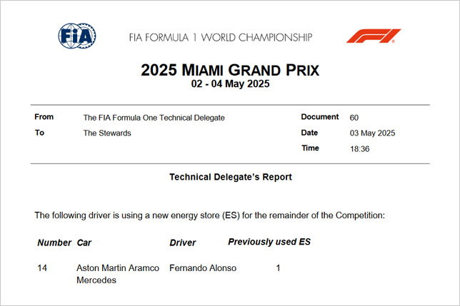 Документ FIA