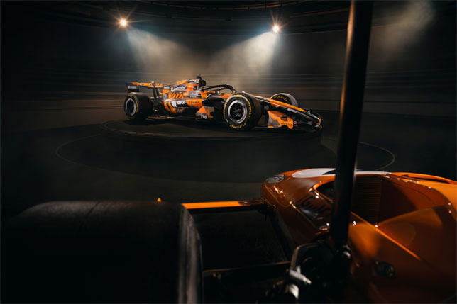 Раскраска McLaren MCL40 для этапов в Монако и Барселоне