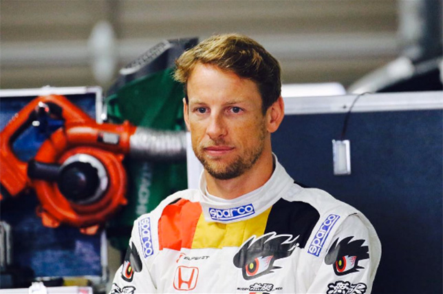 Дженсон Баттон на тестах Super GT в Сузуке
