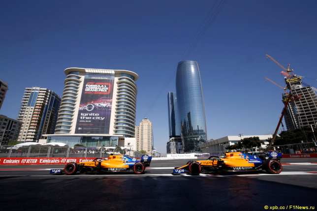 Гран При Азербайджана. Гонщики McLaren