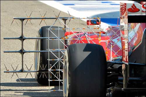Ferrari с датчиками воздушного потока