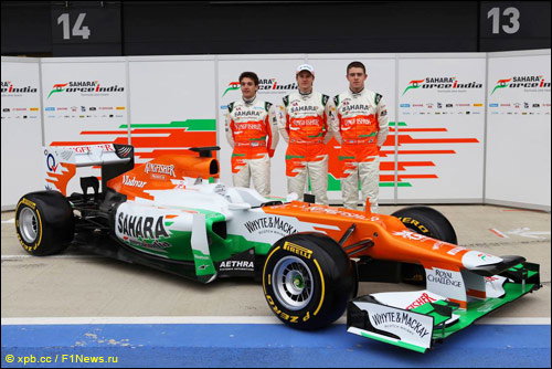Презентация новой машины Force India