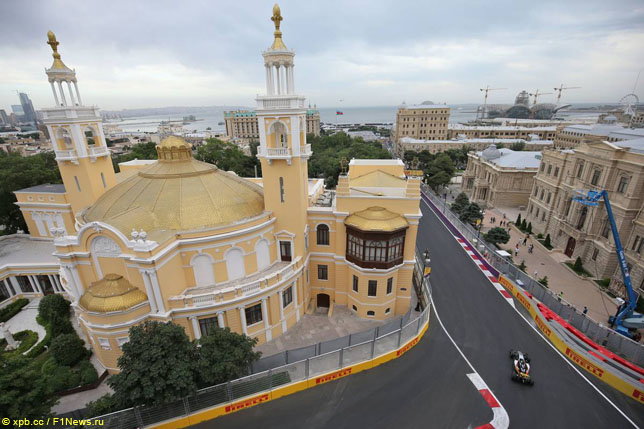 Трасса в Баку
