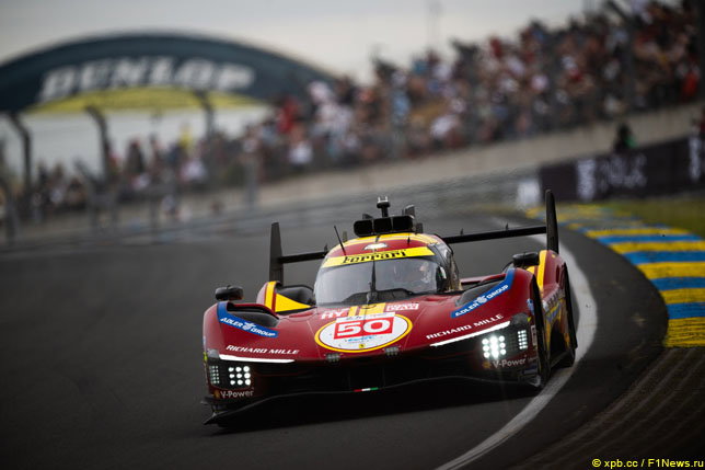 Экипаж #50 Ferrari AF Corse 499PA в Ле-Мане
