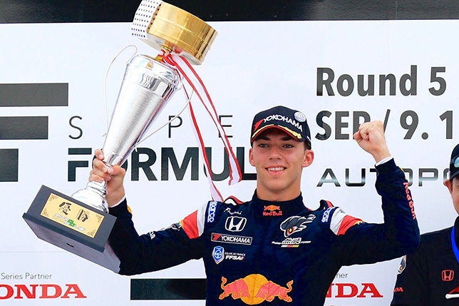 ПЬер Гасли - победитель 5-го этапа Super Formula