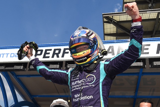 Роман Грожан, обладатель поула в Индианаполисе, фото пресс-службы IndyCar