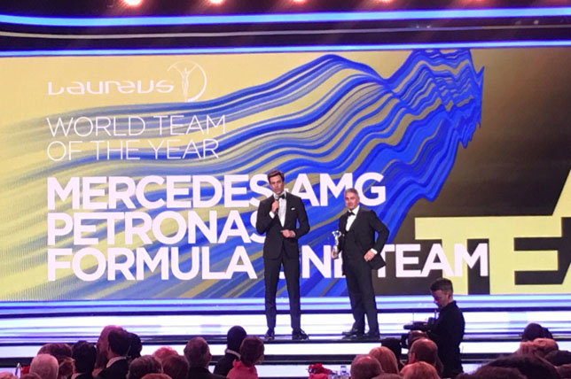 Тото Вольфф на вручении премии Laureus