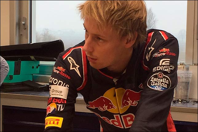 Брендон Хартли на базе Toro Rosso