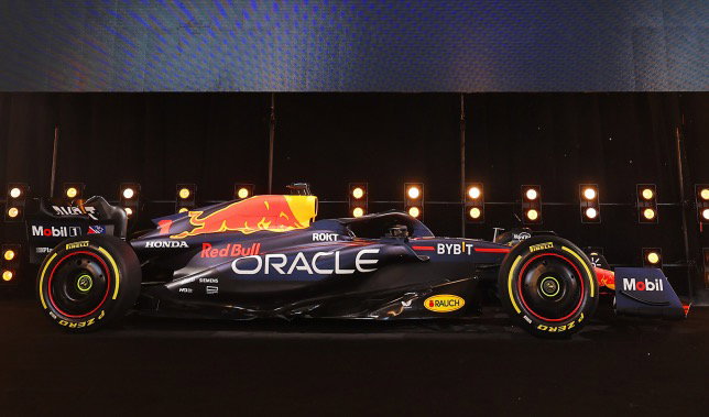 Машина RB19 на презентации в Нью-Йорке, фото Red Bull Racing