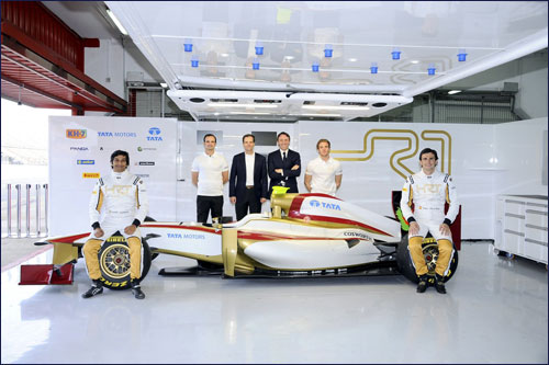 HRT F112 на презентации в Барселоне