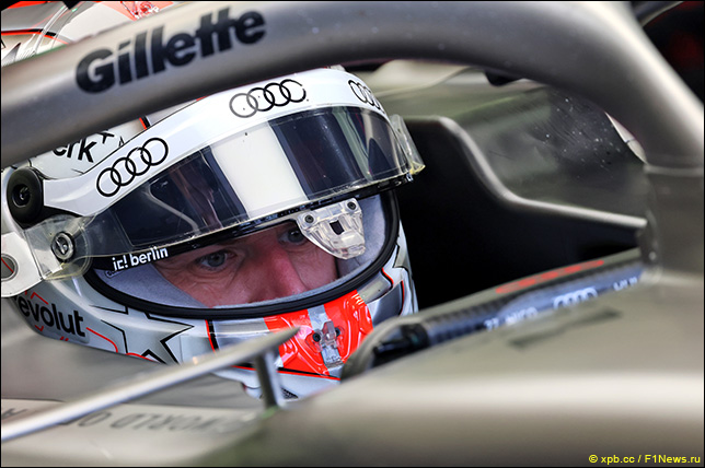 Нико Хюлкенберг за рулём Audi