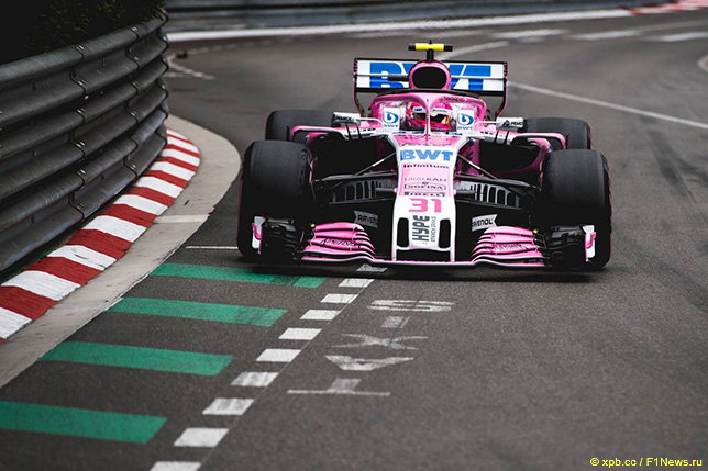 Эстебан Окон за рулём VJM11