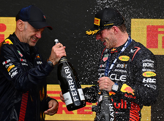 Эдриан Ньюи и Макс Ферстаппен, фото пресс-службы Red Bull Racing