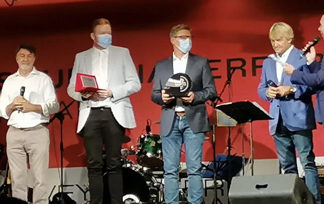 Том Вуд и Бернд Майландер на церемонии награждения Motor Sport Passion