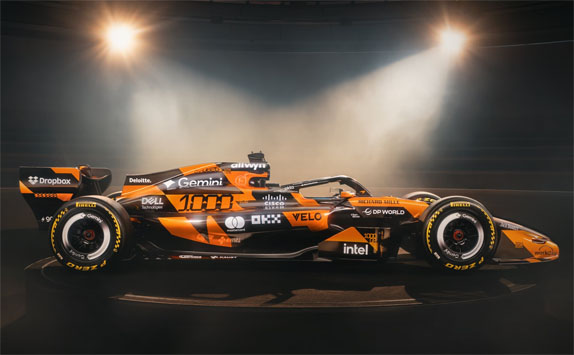 Раскраска McLaren MCL40 для этапов в Монако и Барселоне