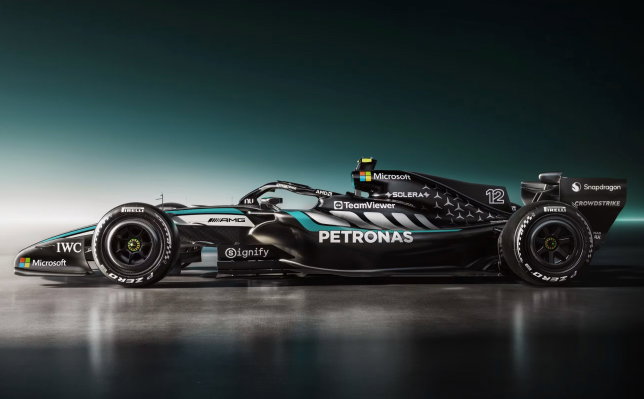 Mercedes W17, изображение пресс-службы команды