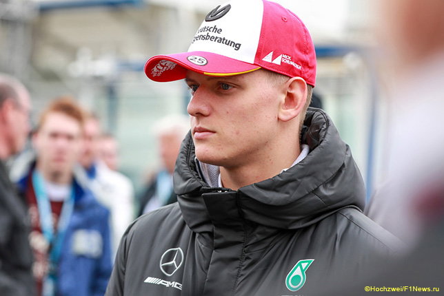 Мик Шумахер на гонке DTM в Хоккенхайме