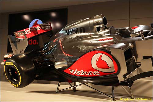 Боковой понтон и задняя часть McLaren MP4-27